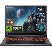 Acer Nitro V16 (1920x1200) IPS 180Hz Gaming Laptop - AMD Ryzen 5 240, NVIDIA GeForce RTX 5050 (8GB GDDR7), 16GB RAM, 512GB SSD