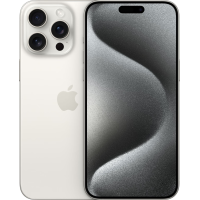 Apple - iPhone 15 Pro 256GB – White Titanium 