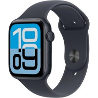 Apple Watch SE 3 (GPS) Smartwatch Midnight Aluminum Case with Midnight Sport Band - 44mm M/L