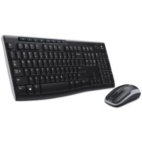 Logitech Combo MK270 with Keyboard and Mouse - Black