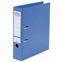 ELBA 100202095 "smart Pro+" folder, pack of 10, A4, narrow, PP/PP, interchangeable spine label, light blue 50 MM