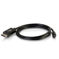 C2G Mini DisplayPort to DisplayPort Adapter Cable M, 6 Feet Black