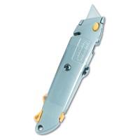 Quick-Change Utility Knife with Retractable Blade and Twine Cutter