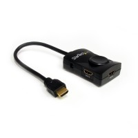 STARTECH 2 PORT HDMI VIDEO SPLITTER WITH AUDIO - USB POWERED