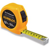 Komelon The Professional 12-Foot Inch/Metric Scale Power Tape Ruler