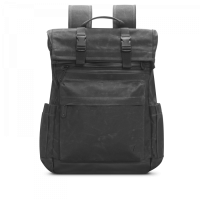 V7 Elite Roll Top 16" Canvas Backpack & Laptop Protective Cover - Grey
