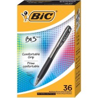 BIC Bu3 Retractable Ballpoint Pen, Medium Point, Blue Ink 1x
