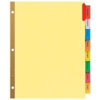 Avery Big Tab Insertable Clear Divider - 8 Tabs