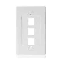 CABLE MATTER WALL PLATE 3 PORT