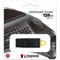 Kingston DataTraveler Exodia USB 128 GB USB Type-A 3.2 Gen - Black