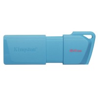Kingston DataTraveler Exodia USB 3.2 Flash Drive - 64GB - Turquoise Blue