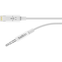 Belkin 3.5mm Audio To Lightning Cable - 3ft / 0.9m (White)