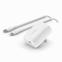 Belkin BoostCharge 20W USB-C Wall Charger - with USB-C to Lightning Cable