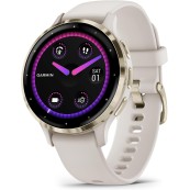 Garmin Venu 3S Fiber-Reinforced Polymer Smartwatch - 41mm (GPS) Ivory Case and Silicone Band