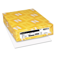 Neenah Letter Paper Exact Index Card Stock - 94 Bright (90 LBS) - White 250/Pack (40311)