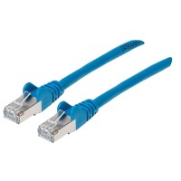 Intellinet Cat6a S/FTP Patch Cable - 1 ft. - Blue