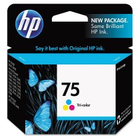 HP 75 Tri-color Original Ink Cartridge (CB337WN#140)