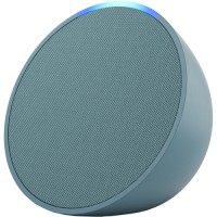 Amazon - Echo Pop (1st Gen) Smart Speaker with Alexa - Midnight Teal