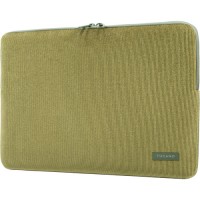 Tucano Velluto 15.6" Laptop Sleeve For Macbook Pro/Air - Olive Green