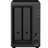 Synology DiskStation DS723+ 2-Bay NAS Enclosure Kit with Synology Enterprise Drives (Max 24TB) (HDD Not Included) 