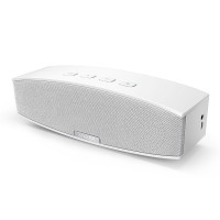 Anker 20W Stereo Bluetooth Portable Speaker with Dual 10W Drivers, Two Passive Subwoofers, Wireless Speaker for iPhone, Samsung, Nexus, and More - White 