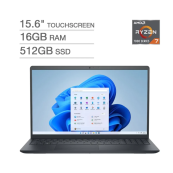Dell 15 DC15255 15.6" FHD Touch Screen Laptop - Ryzen 7 7730U, 16GB, 512GB, W11 Home