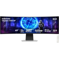 Samsung Odyssey OLED G9 49" (G95SD) Series QD-OLED Curved Gaming Monitor - 240Hz 0.03ms 