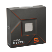 AMD - Ryzen 5 7600X 6-core - 12-Thread 4.7GHz (5.3 GHz Max Boost) Socket AM5 Desktop Processor - Silver