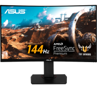 ASUS - Gaming 31.5 LCD Curved FreeSync Monitor with HDR (DisplayPort HDMI) - Black