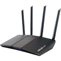 ASUS AX1800 WiFi 6 Router (RT-AX55) - Dual Band Gigabit Wireless Router, Speed & Value, Gaming & Streaming, AiMesh Compatible, Included Lifetime Internet Security, Parental Control, MU-MIMO, OFDMA