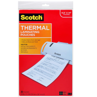 Scotch Thermal Laminator Pouches 3 Mil 20/Pkg-8.5"X14" Legal