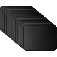 Mouse Pads Stitched Edges Premium Waterproof Gaming Mouse Mat Pad, Extends Battery Life Non-Slip Rubber Base Thick Black Mousepad for Laptop Computer & PC, 11 x 8.7 inch