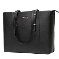 Zysun Laptop Bag,Laptop Bag for Women 15.6 Inch Professional Briefcase Sleek Work Tote Shoulder Bag for Office Ladies Teachers Saleswomen