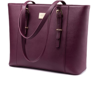 Lovevook Laptop Bag 15.6" Large Office Handbags - Burgundy
