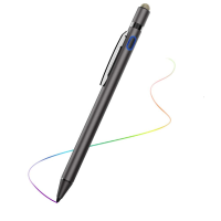 MoKo Active Stylus Pen with Palm Rejection, 2 in 1 Rechargeable Digital Pencil Compatible with (2018-2020) Apple iPad 8th Generation/Air 4/3rd, Mini 5th Gen, iPad 6 & 7th 10.2in/Pro 12.9 inch,Gray