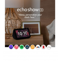  Echo Show 5 -- Smart display with Alexa – stay connected with video calling - Charcoal