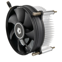 DK-15 PWM CPU Cooler for Intel LGA1200/115X, 57mm Height Low-Profile Desktop Computer Processor Air Cooler with Aluminum Fins, 4-pin 92mm PWM Fan, TDP 65W