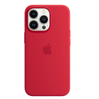 Apple iPhone 13 Pro Silicone Case with MagSafe - (Product) RED