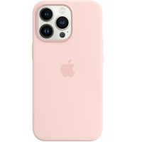 Apple - iPhone 13 Pro Silicone Case with MagSafe - Chalk Pink