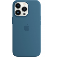 Apple - iPhone 13 Pro Silicone Case with MagSafe - Blue Jay
