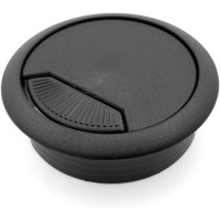 MODKET Grommet Desk Cord Cable Organizer Hole Cover 2-3/4" - Black