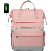 Laptop Backpack Bookbag 15.6 Inch - Pink