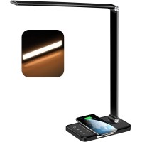 Multifunctional LED Desk Lamp - 5 Lighting Mode, 7 Brightness - Black