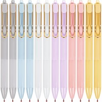 SKYDUE Retractable Gel Pen 0.5mm Fine Point Smooth Writing Pens – 1x 