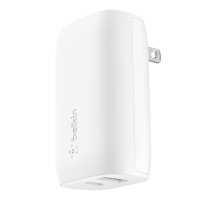 Belkin - BOOSTCHARGE 37W Dual Wall Charger with PPS - White
