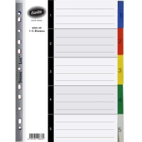 DURABLE INDEX SET PP (A4) - 5 DIVISIONS
