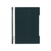 Durable Clear View Folder - Black PVC A4