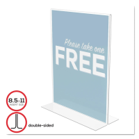 DEF69201 - Deflect-o Stand-Up Double-Sided Sign Holder