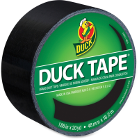 Duck 1265013 Colored Duct Tape 9 mil 1.88-Inch x 20 yds 3-Inch Core Black