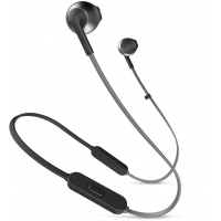 JBL Tune 205BT in-Ear Bluetooth Earphones with In-Line Controls with Mic, Black